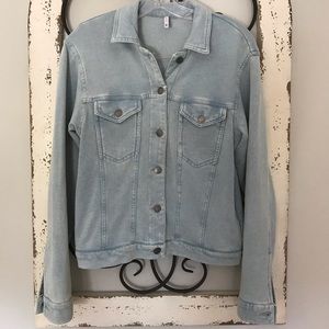 Z Supply Soft Cotton Knit “Denim” Jacket
